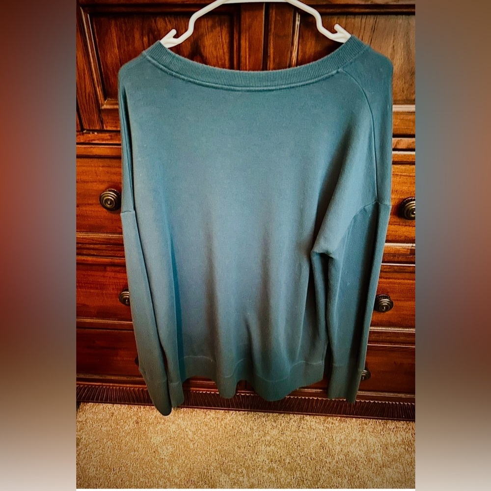 *Like New* Athleta Teal Coastal Luxe Recovery Crewneck Sweatshirt - Picture 6 of 16